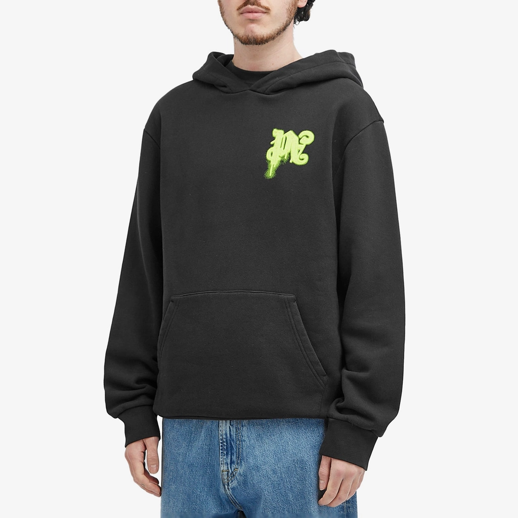 Palm Angels Men's Pencil Popover Hoodie Black